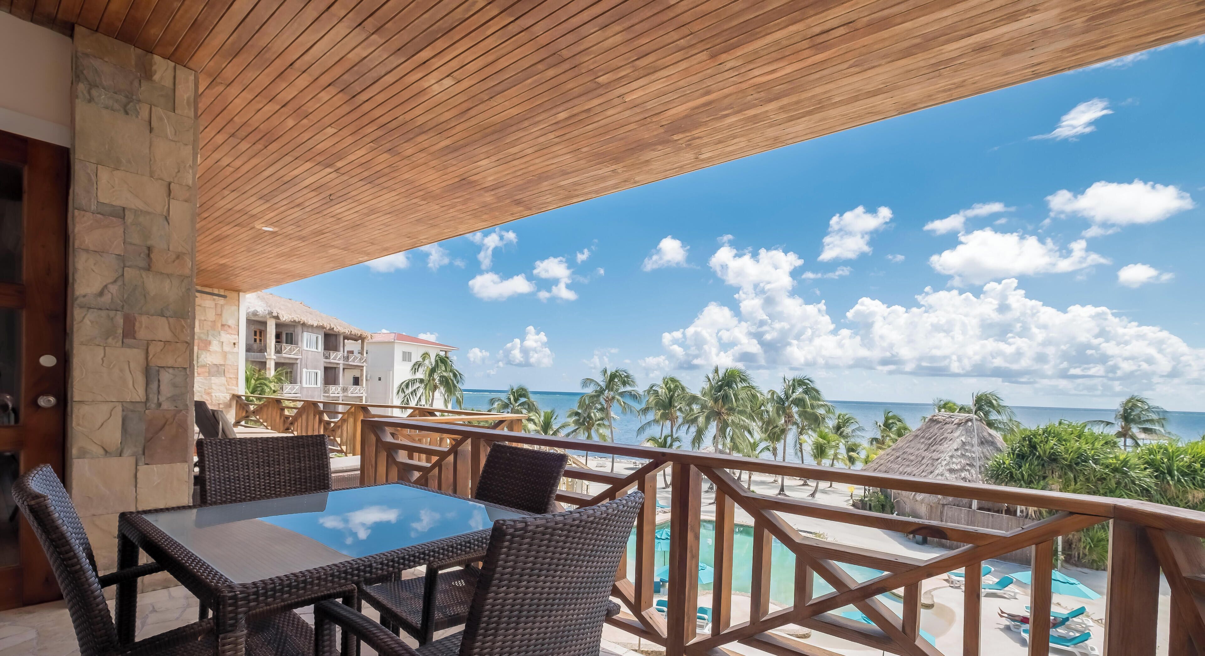 Premium Condo, 2 Bedrooms, Sea View, Poolside | Terrace/patio