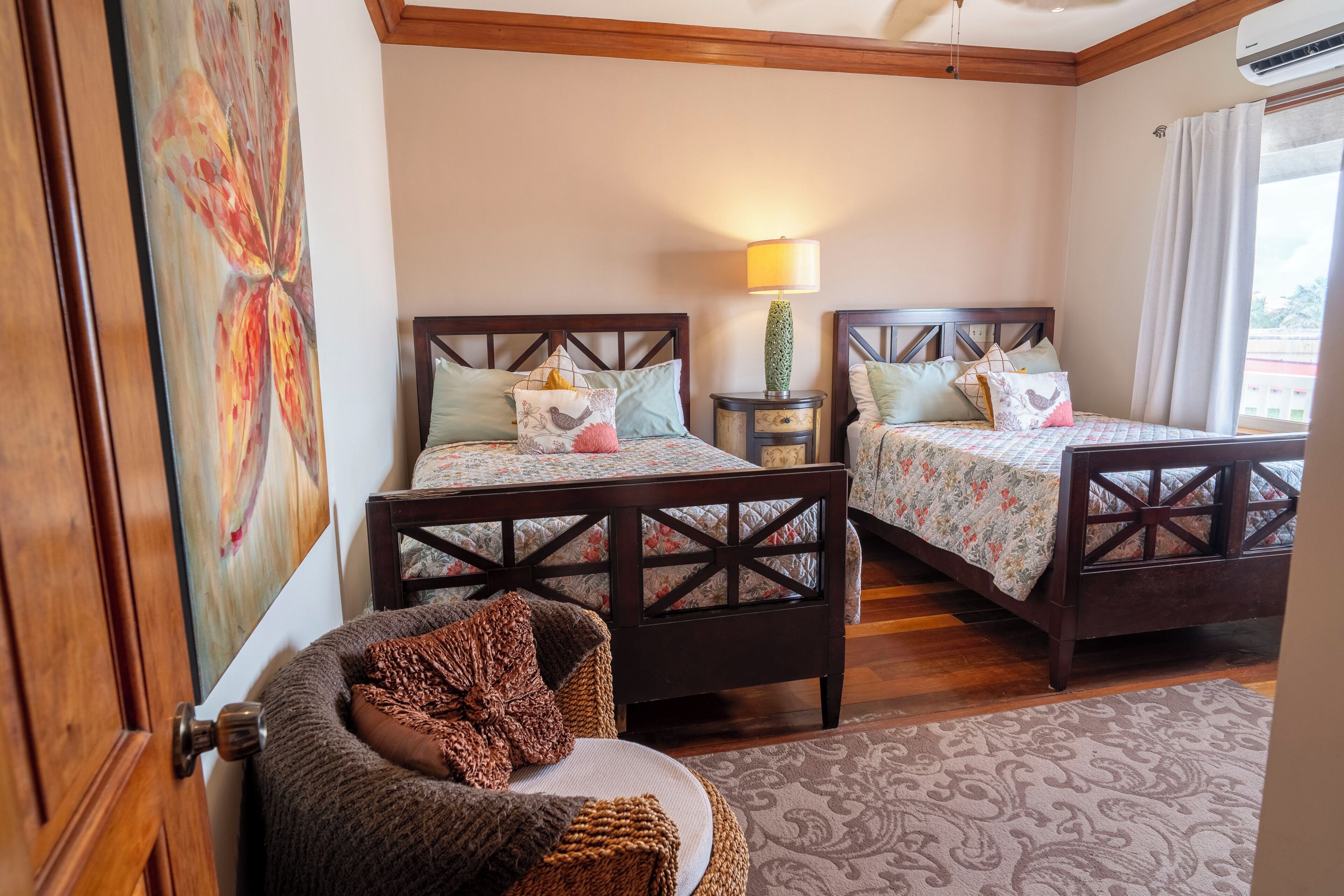 Family Condo, 2 Bedrooms, Air conditioning, Beachside | Premium bedding, in-room safe, laptop workspace, blackout drapes