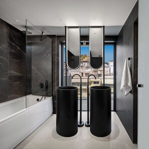 Panoramic Penthouse, Partial Sea View | Bathroom - Urban-K (Athens)