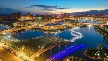 Blick von der Unterkunft