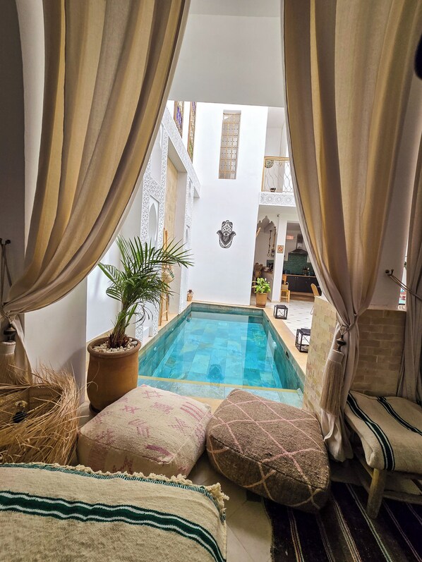 Indoor pool - Riad Larbi Khalis (Marrakech)