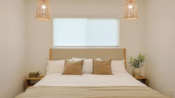 2 bedrooms, desk, free WiFi, bed sheets