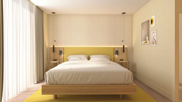 Room, 1 King Bed, Sea View