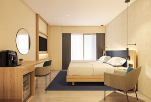 Familiekamer, 1 kingsize bed, kamers met tussendeur (View) | Een kluis op de kamer, een strijkplank/strijkijzer, gratis wifi