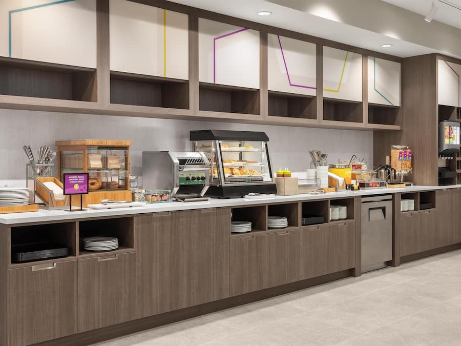 Free daily buffet breakfast