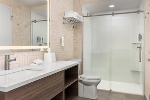 Suite, 1 Bedroom | Bathroom shower - Home2 Suites By Hilton Vaughan Toronto On (Vaughan)