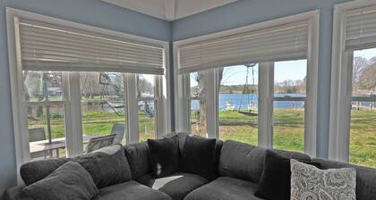 Heron Cove, a Waterfront vacation spot near Rock Hall with private pier