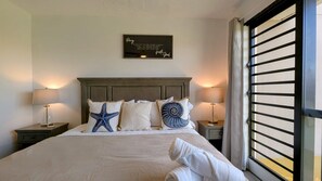 3 bedrooms, desk, iron/ironing board, travel crib