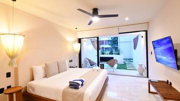 Suite estudio Confort, alberca privada, vista al patio | Vista desde la habitación