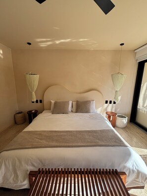 Premium bedding, free WiFi, bed sheets