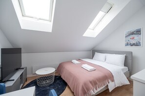 1 Schlafzimmer, Bügeleisen/Bügelbrett, kostenloses WLAN, Bettwäsche