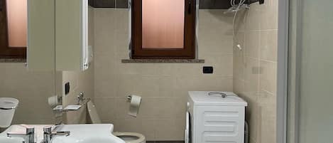 Towels, soap, toilet paper