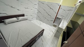 Firemannsrom – deluxe, 2 queensize-senger, terrasse, byutsikt | Senger med Select Comfort-madrass