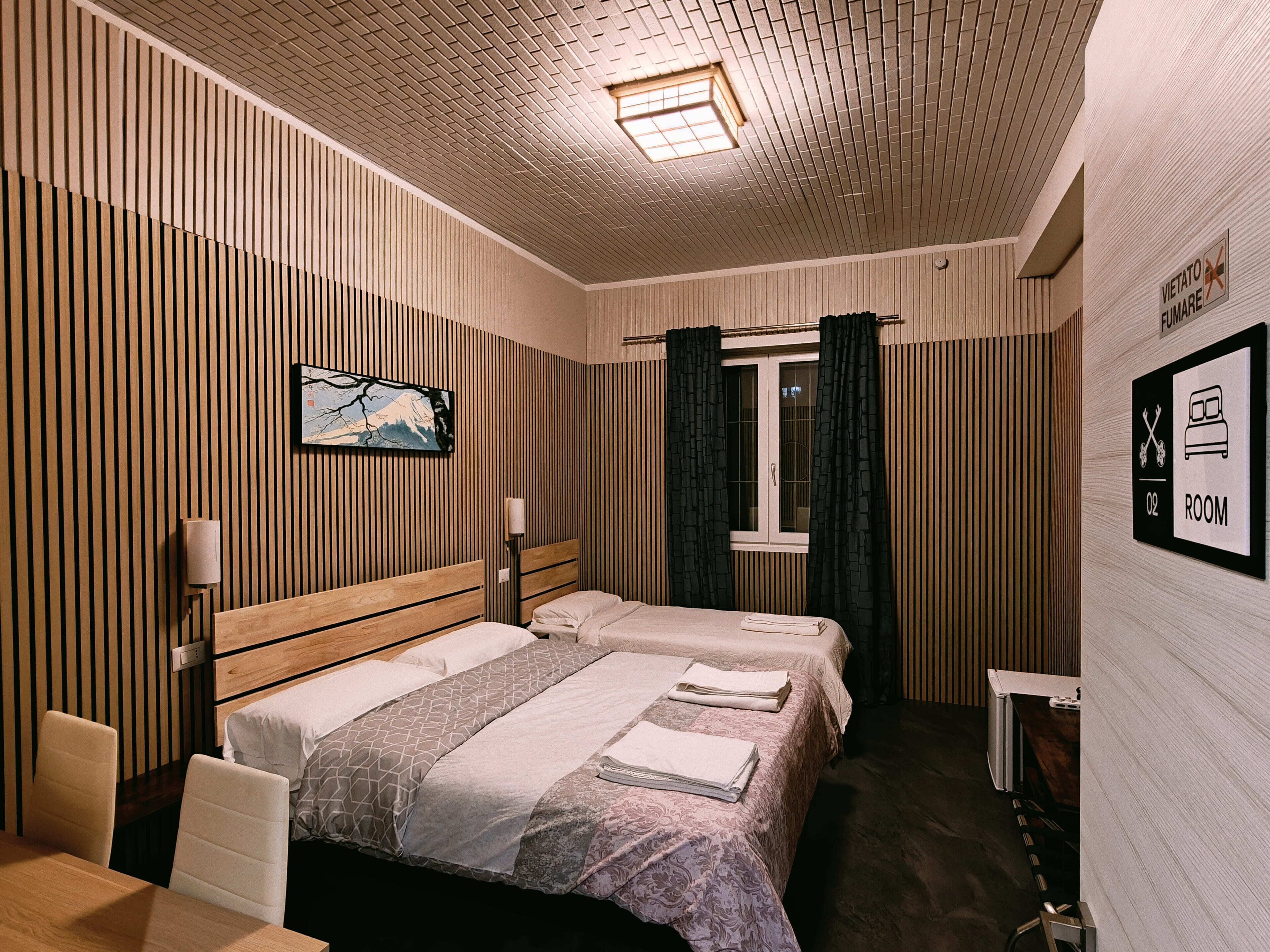 Basic Double or Twin Room, Shared Bathroom | Desk, blackout drapes, iron/ironing board, free WiFi