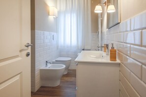Douche, séchoir à cheveux, bidet