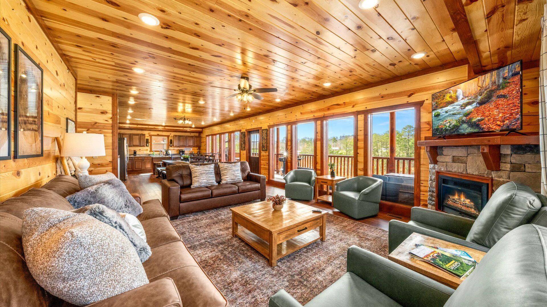 Smart-TV, Kamin, Tischfußball