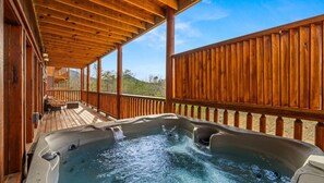 Bain à remous extérieur