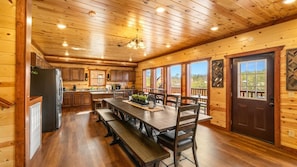 Dining - Luxe Family Cabin Pool Theater Hot Tub Game Room (Sevierville)