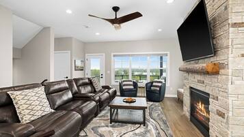 TV connectée, cheminée