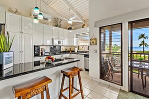 Fridge, microwave, oven, stovetop - Ocean Views Beneath Soaring Ceilings (Kihei)