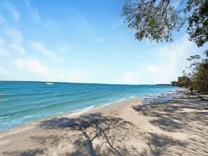 Beach - Spacious Holiday Unit on Canal at Banksia Beach (Banksia Beach)