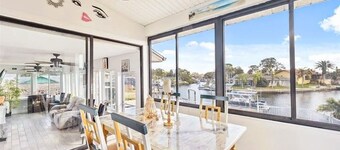 Beautifully Furnished Waterfront 4BR, 2Bath home with Access to Gulf of America