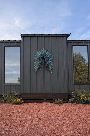 Exterior detail - Comanche Ridge Getaway Cabin: Located at the Six Star Ranch! (Llano)
