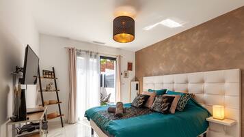 1 makuuhuone, silitysrauta/-lauta, ilmainen Wi-Fi, vuodevaatteet