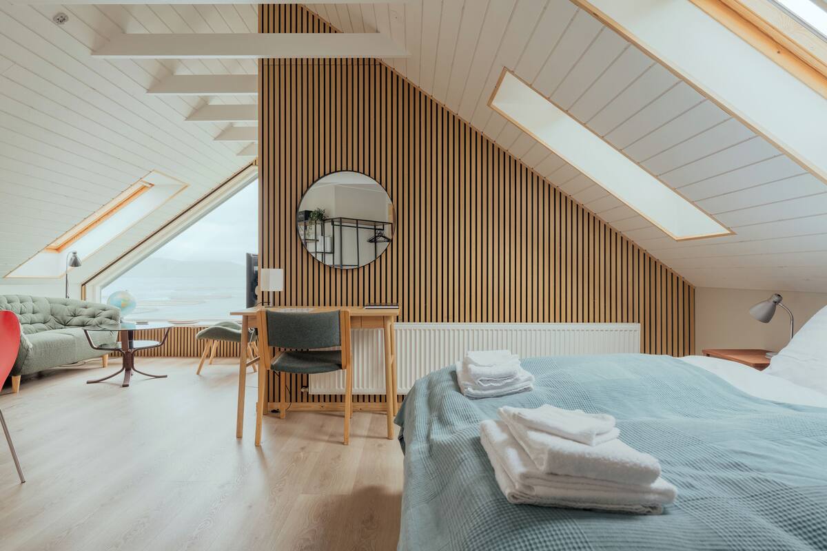Estudio | 1 habitación, wifi gratis y ropa de cama