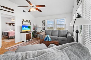 2 dormitorios, tabla de planchar con plancha, Internet y ropa de cama