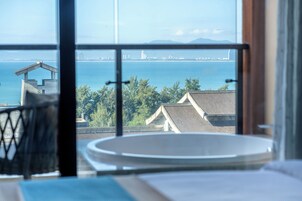 舒适公寓, 阳台, 海景 | 免费 WiFi、床单