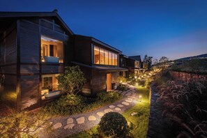 Façana frontal de l'allotjament