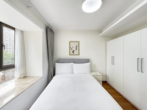 Senior-Suite, 3 Schlafzimmer, Nichtraucher, Küche | Badezimmer | Designer-Toilettenartikel, Haartrockner, Handtücher, Shampoo