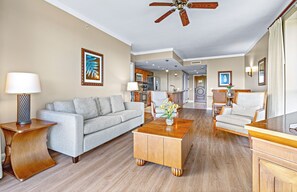 TV, DVD player, stereo