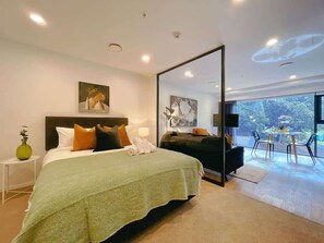 1 soverom, strykejern/-brett, wi-fi og sengetøy