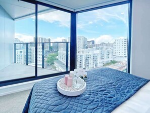 2 bedrooms, iron/ironing board, WiFi, bed sheets - CBD Parkside Penthouse 2Beds & 2Baths vs Pool Gym (Auckland)