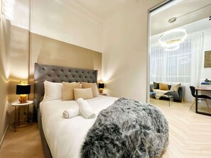 1 chambre, fer et planche Ă repasser, Wi-Fi, draps fournis