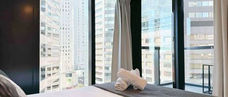 2 chambres, fer et planche Ă repasser, Wi-Fi, draps fournis