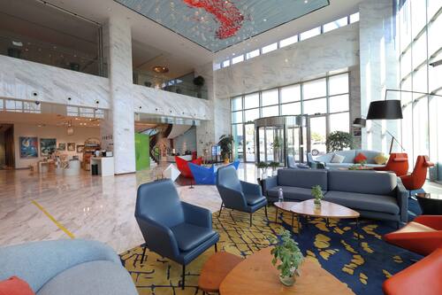 Lobby sitting area