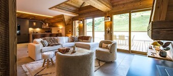 Appartement 12 personnes avec jacuzzi et sauna sur le front de neige