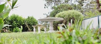 Salt Water Retreat, BBQ area with water views