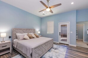 4 bedrooms, iron/ironing board, WiFi, bed sheets - Poolside Retreat with Firepit & Game-Ready Fun (Lake Havasu City)