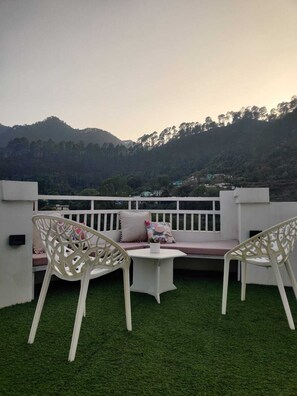 Terrace/patio - Angel Villa homestay feels just like home in hills. (South Gola Range)