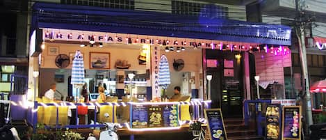 Façade de l’hébergement