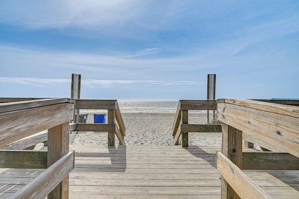 Nær stranden
