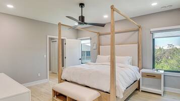 4 habitaciones, tabla de planchar con plancha, wifi y ropa de cama