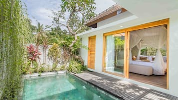 Vila, kolam renang pribadi | Minibar, brankas, dan Wi-Fi gratis