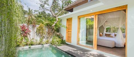 Villa, eigener Pool | Minibar, Zimmersafe, kostenloses WLAN