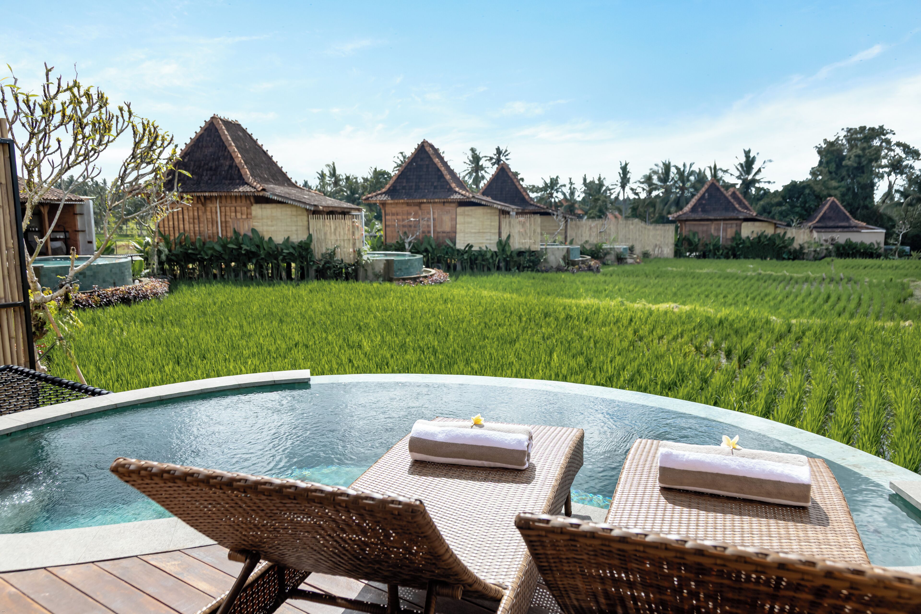 One Bedroom Wooden Pool Villa | Balcony view