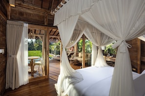 One Bedroom Wooden Pool Villa | 1 quarto, frigobar, escrivaninha, Wi-Fi de cortesia